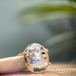 Bransoletka z żywicy 20 mm MUSZLA